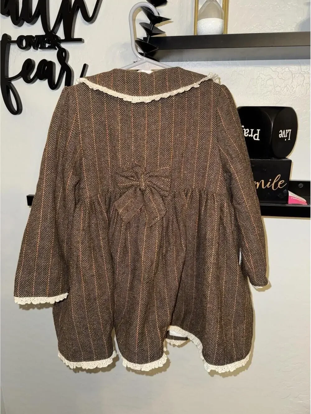 NWT! The Paper Doll size 4 brown pea coat